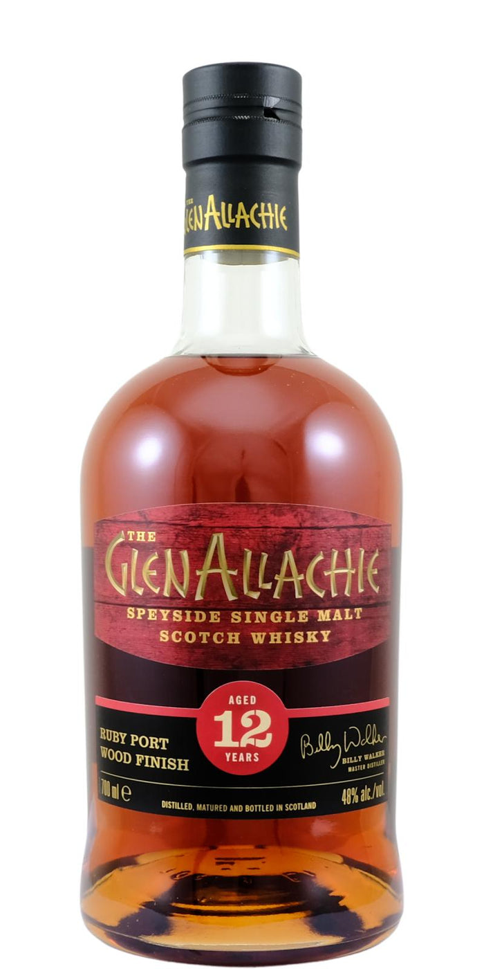 Glenallachie 12-year-old Ruby Port Wood Finish 12 Year Old 2021 Release Single Malt Scotch Whisky | 700ML