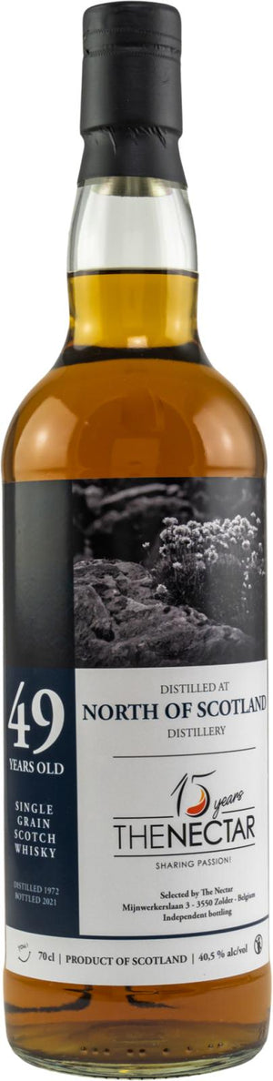 North of Scotland 1972 DD 15 years the nectar 49 Year Old 2021 Release Single Grain Whiskey | 700ML at CaskCartel.com