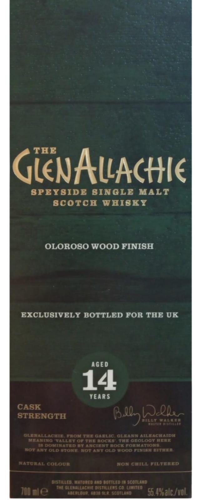 Glenallachie 14-year-old Wood Finish Series 14 Year Old 2021 Release Single Malt Scotch Whisky | 700ML