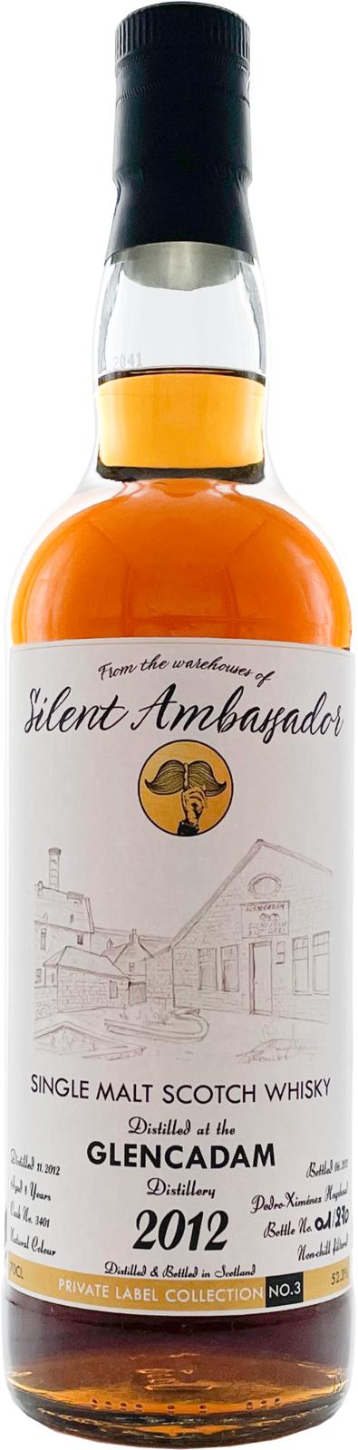 Glencadam 2012 SltA Private Label Collection 8 Year Old 2021 Release (Cask #3401) Single Malt Scotch Whisky | 700ML