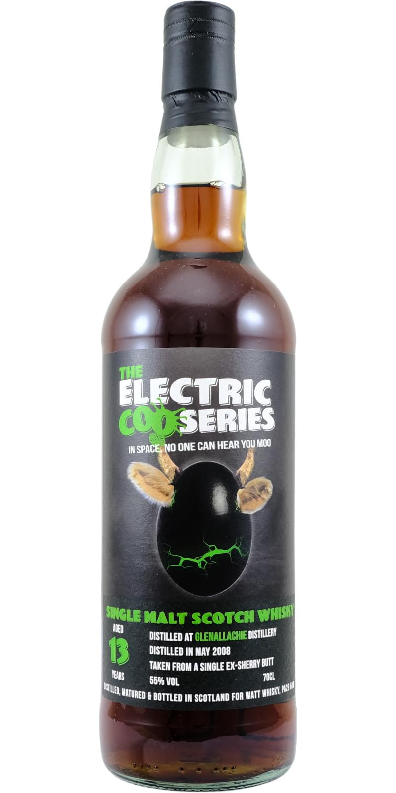 Glenallachie 2008 CWCL The Electric Coo Series 13 Year Old 2021 Release Single Malt Scotch Whisky | 700ML at CaskCartel.com