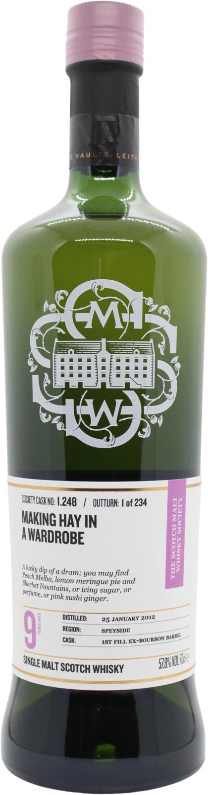 Glenfarclas 2012 SMWS 1.248 Making hay in a wardrobe 9 Year Old 2021 Release (Cask #1.248) Single Malt Scotch Whisky | 700ML at CaskCartel.com