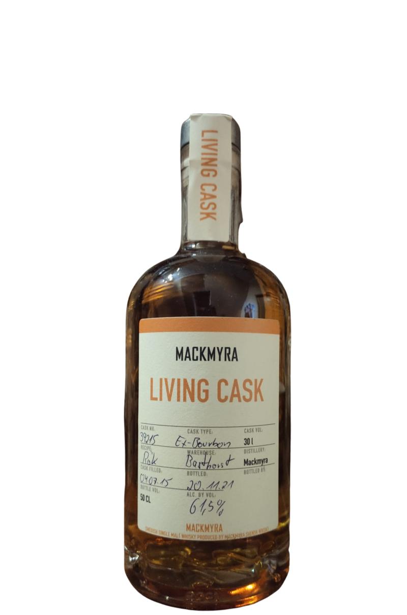 Mackmyra 2015 Living Cask  2021 Release (Cask #39215) Single Malt Whisky | 500ML at CaskCartel.com