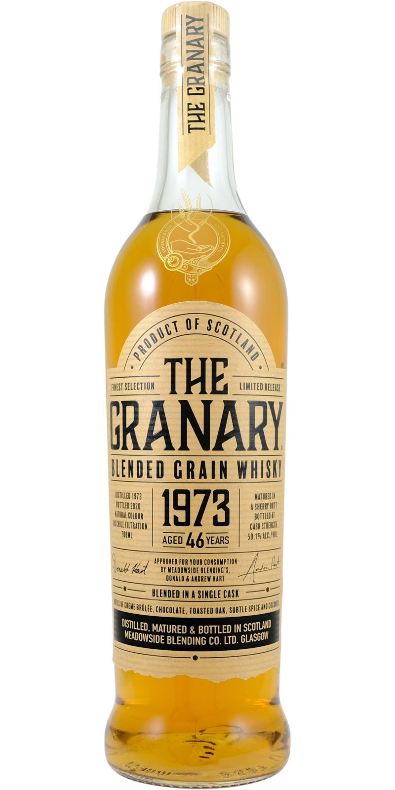 The Granary 1973 MBl Blended Grain 46 Year Old (2020) Release Scotch Whisky | 700ML at CaskCartel.com