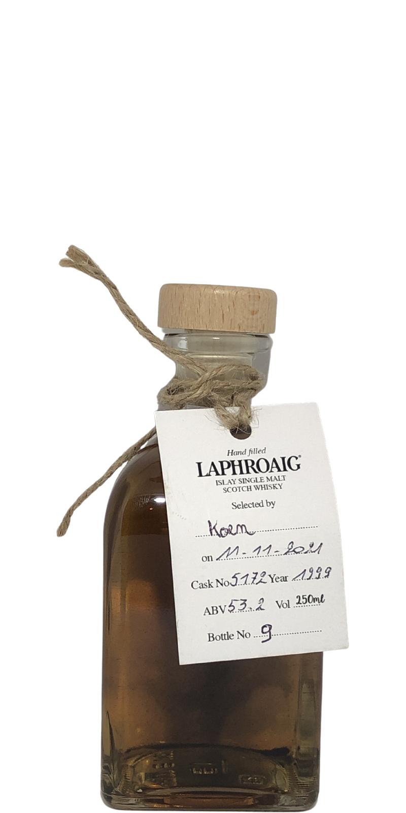 Laphroaig 1999  2021 Release (Cask #5172) Single Malt Scotch Whisky | 250ML at CaskCartel.com