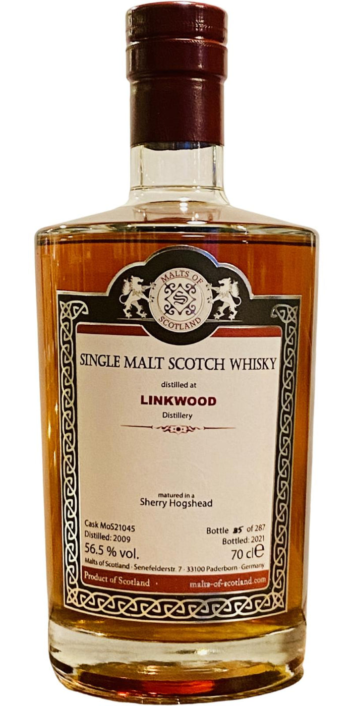 Linkwood 2009 MoS  2021 Release (Cask #MoS 21045) Single Malt Scotch Whisky | 700ML