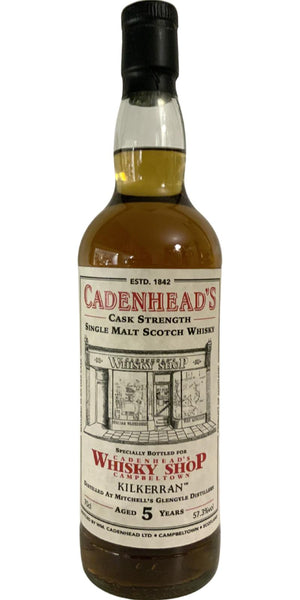 Kilkerran 2015 CA Cadenhead's Whisky Shop Campbeltown 5 Year Old 2021 Release Single Malt Scotch Whisky | 700ML at CaskCartel.com