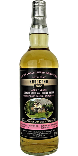 Knockdhu 2008 SV The Un-Chillfiltered Collection - Waldhaus am See 11 Year Old (2020) Release (Cask #11) Scotch Whisky | 700ML at CaskCartel.com