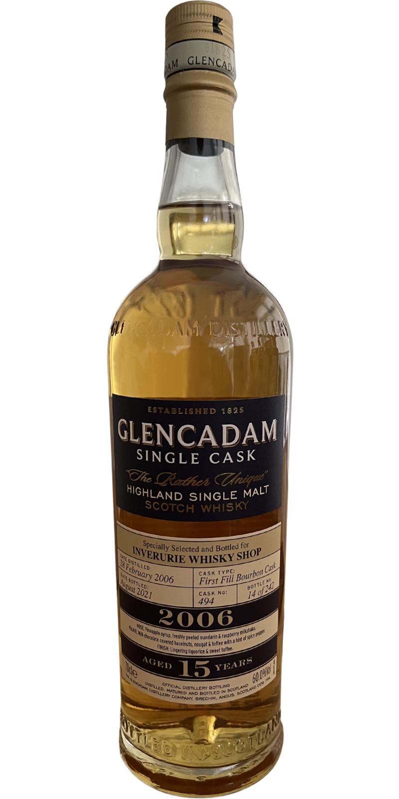 Glencadam 2006 15 Year Old 2021 Release (Cask #494) Single Malt Scotch Whisky | 700ML at CaskCartel.com