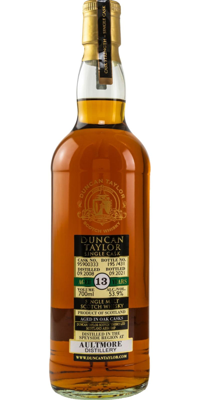 Aultmore Single Sherry Cask #95900333 2008 13 Year Old Whisky | 700ML