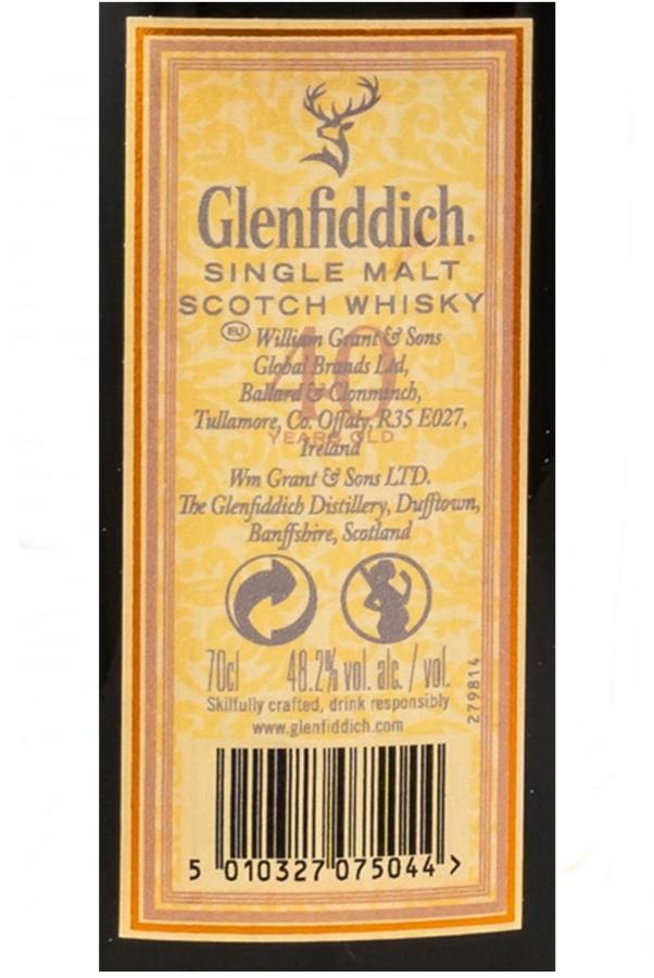 Glenfiddich Release No. 17 40 Year Old 2021 Release Single Malt Scotch Whisky | 700ML at CaskCartel.com