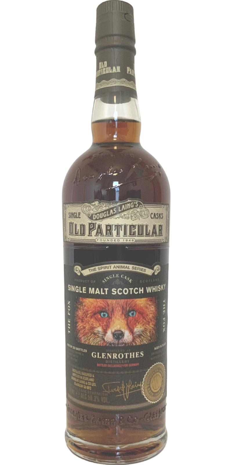 Glenrothes 2004 DL Old Particular - The Spirit Animal Series 16 Year Old 2021 Release (Cask #DL 14701) Single Malt Scotch Whisky | 700ML at CaskCartel.com