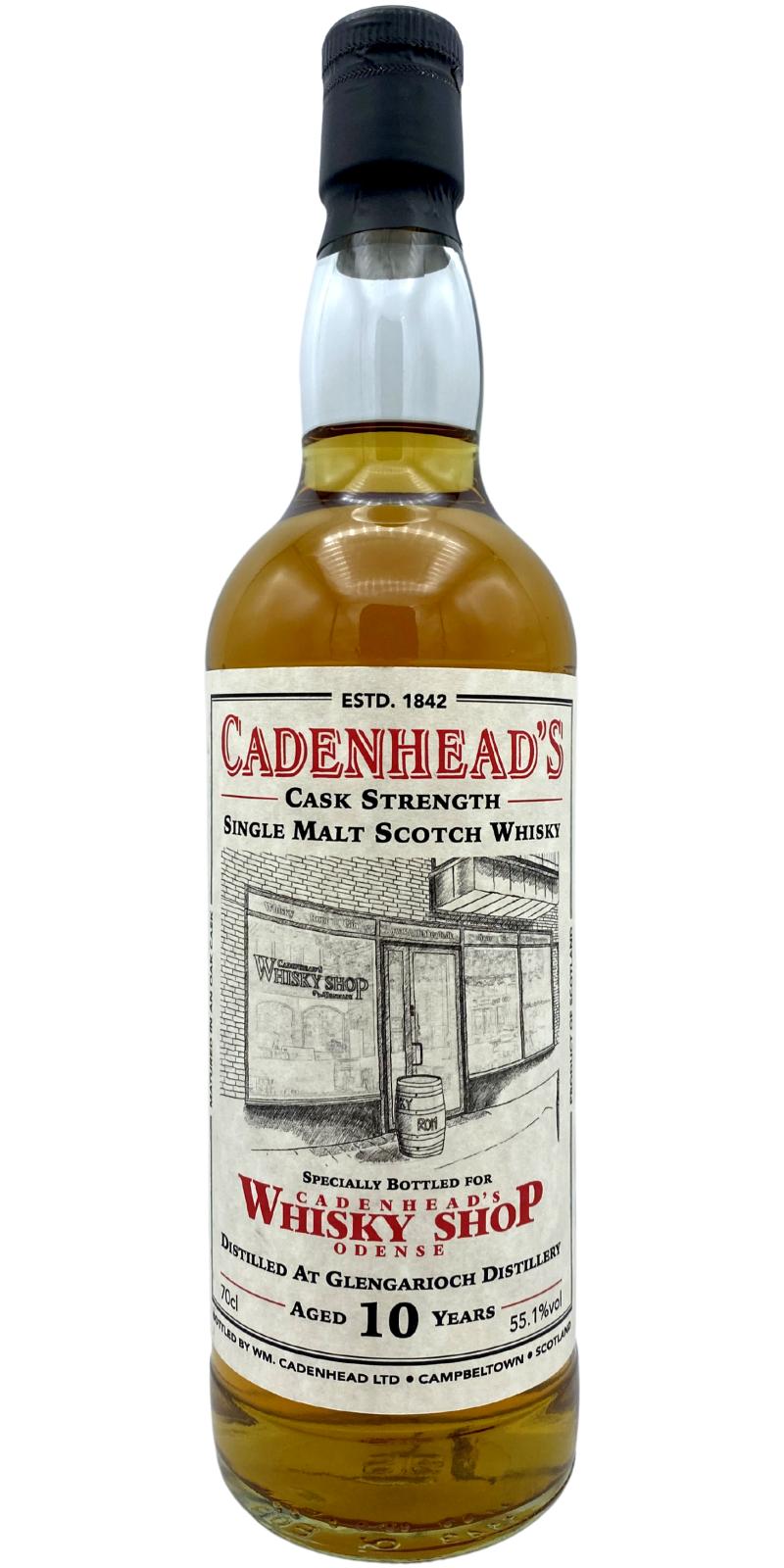 Glen Garioch 2011 CA Cadenhead's Whisky Shop Odense 10 Year Old 2021 Release Single Malt Scotch Whisky | 700ML at CaskCartel.com