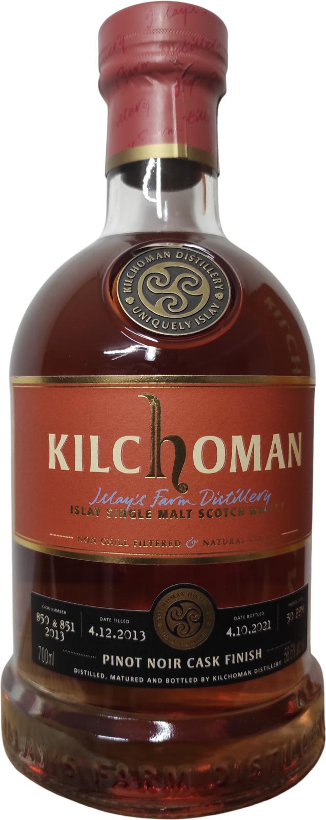 Kilchoman 2013 Small Batch Release 7 Year Old 2021 Release (Cask #850 & 851 2013) Single Malt Scotch Whisky | 700ML