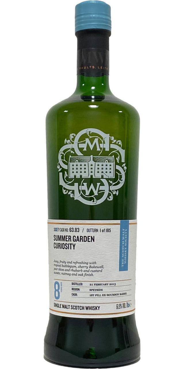 Glentauchers 2013 SMWS 63.83 Summer garden curiosity 8 Year Old 2021 Release (Cask #63.83) Single Malt Scotch Whisky | 700ML at CaskCartel.com