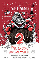 Linkwood 2011 TTOW Mr. Santa from Speyside 10 Year Old 2021 Release (Cask #301671) Single Malt Scotch Whisky | 700ML at CaskCartel.com