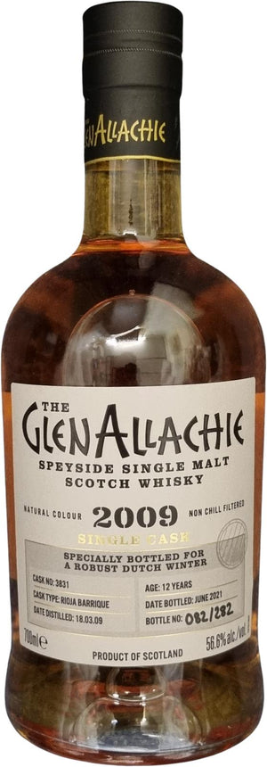 Glenallachie 2009 A Robust Dutch Winter 12 Year Old 2021 Release (Cask #3831) Single Malt Scotch Whisky | 700ML at CaskCartel.com
