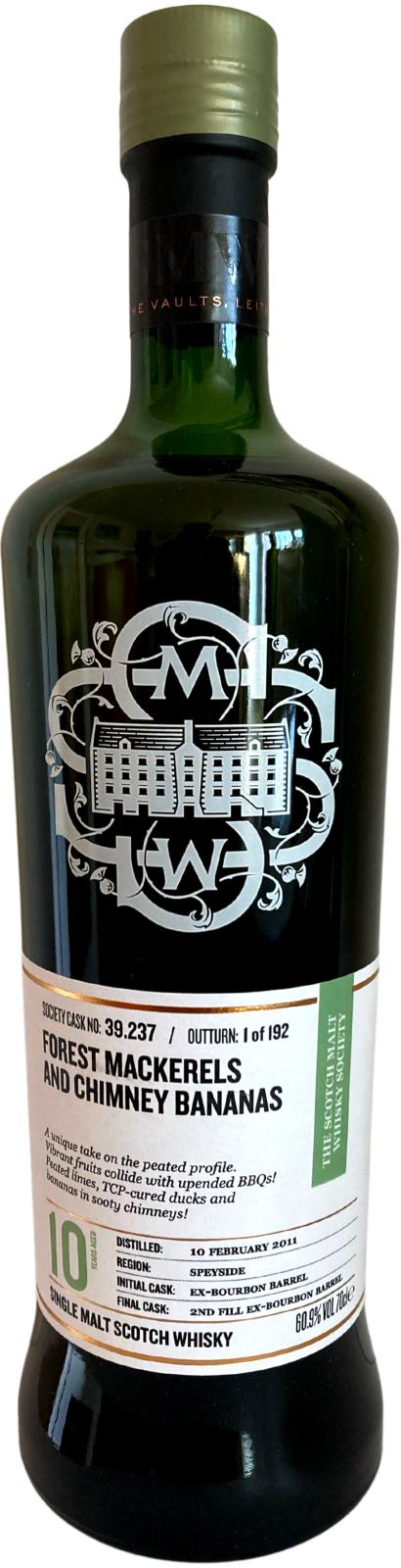 Linkwood 2011 SMWS 39.237 Forest mackerels and chimney bananas 10 Year Old 2021 Release (Cask #39.237) Single Malt Scotch Whisky | 700ML at CaskCartel.com