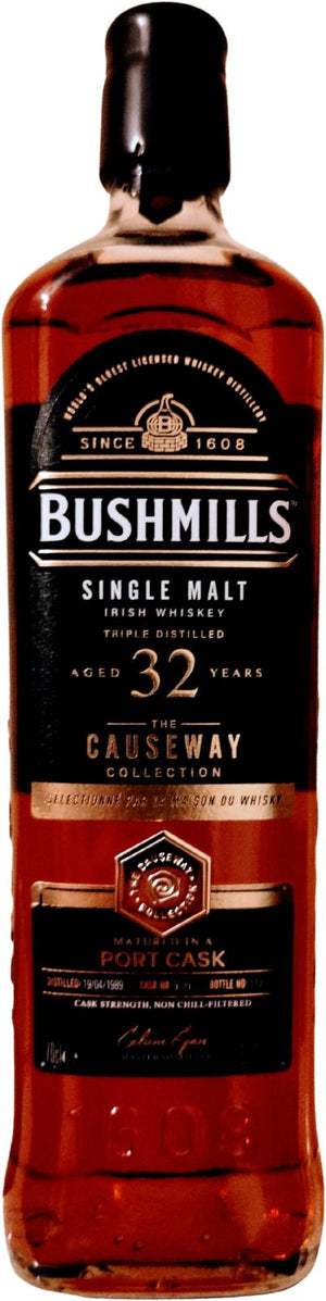 Bushmills 32 Year Old (D.1989, B.2021) Port Cask Causeway Collection LMDW Irish Whiskey | 700ML at CaskCartel.com
