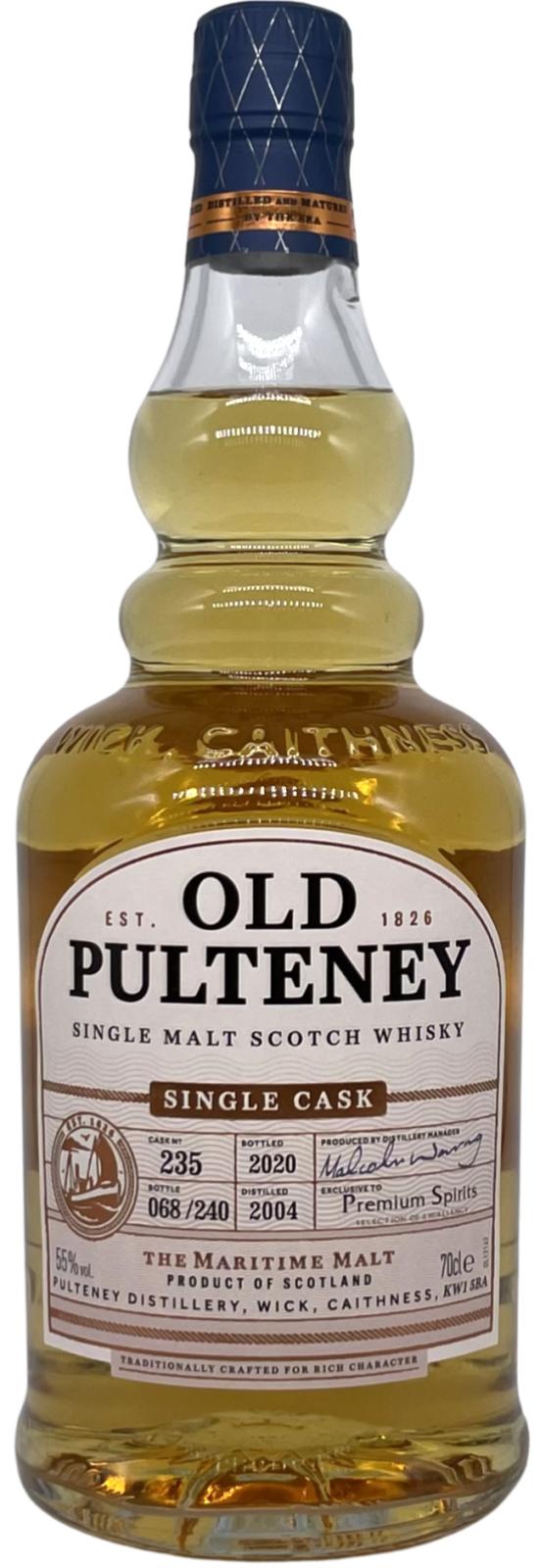 Old Pulteney 2004-2020 Cask 235 Single Malt Scotch Whisky | 700ML