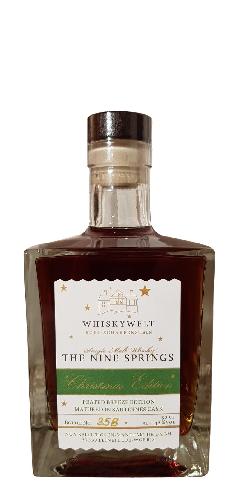 The Nine Springs Whiskywelt Burg Scharfenstein Peated Breeze Edition 2021 Release Single Malt Whisky | 500ML at CaskCartel.com