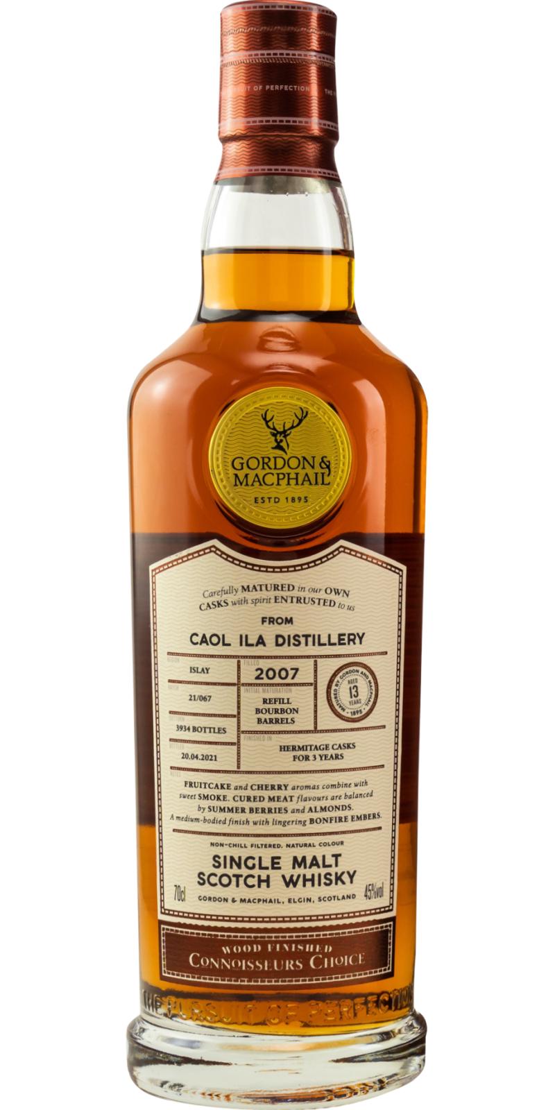 Caol Ila Connoisseurs Choice Hermitage Finish Single Malt 2007 13 Year Old Whisky | 700ML at CaskCartel.com