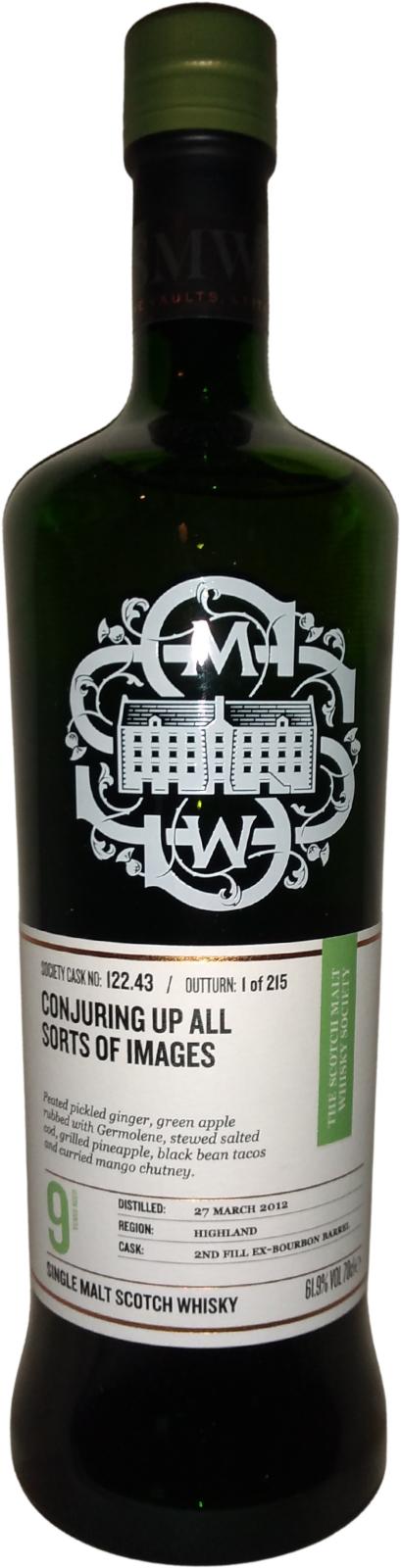 Croftengea 2012 SMWS 122.43 Conjuring up all sorts of images 9 Year Old 2021 Release (Cask #122.43) Single Malt Scotch Whisky | 700ML at CaskCartel.com
