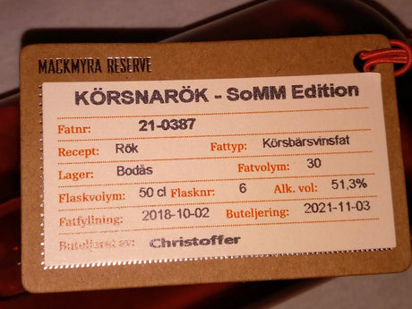 Mackmyra 2018 Körsnarök Reserve 2021 Release (Cask #21-0387) Single Malt Whisky | 500ML at CaskCartel.com