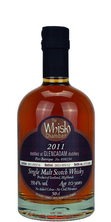 Glencadam 2011 WCh 10 Year Old 2021 Release (Cask #800256) Single Malt Scotch Whisky | 500ML