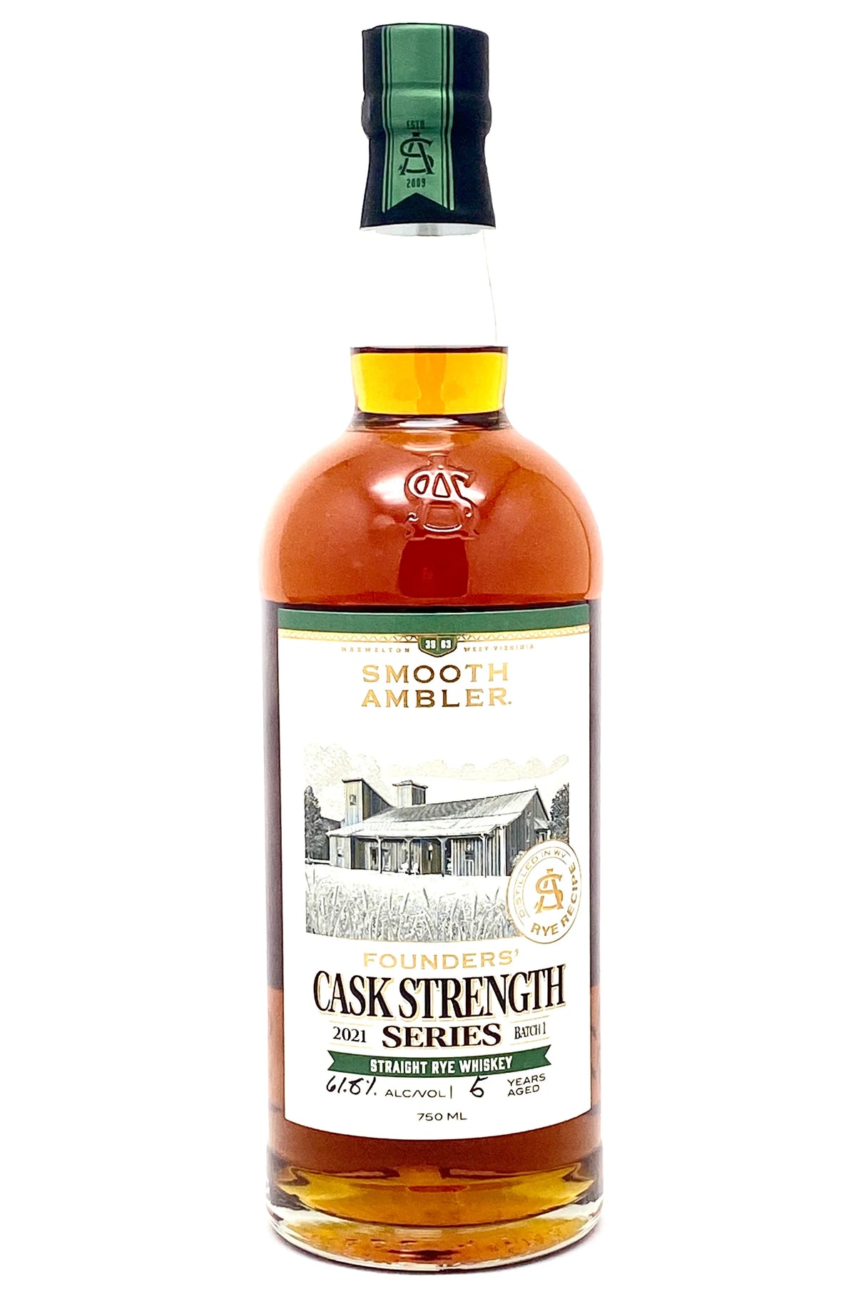 Smooth Ambler Founders' Cask Strength Series Rye at CaskCartel.com