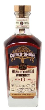 The Bard Distillery Cinder & Smoke 13 Year Old Straight Bourbon Whiskey