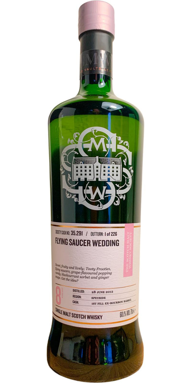 Glen Moray 2012 SMWS 35.291 Flying Saucer Wedding 8 Year Old 2021 Release (Cask #35.291) Single Malt Scotch Whisky | 700ML at CaskCartel.com