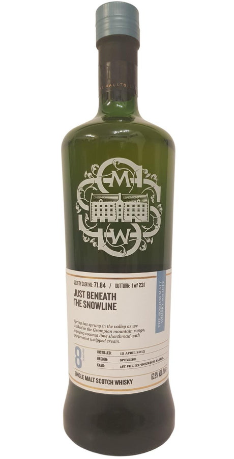 Glenburgie 2013 SMWS 71.84 Just beneath the snowline 8 Year Old 2021 Release (Cask #71.84) Single Malt Scotch Whisky | 700ML at CaskCartel.com