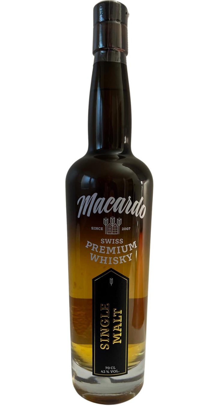 Macardo Single Malt Swiss Premium Whisky 2021 Release Single Malt Whisky | 700ML