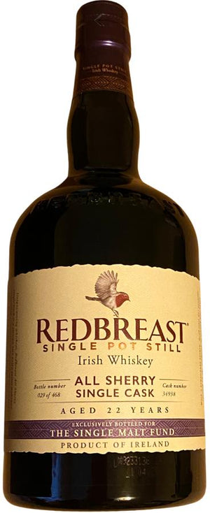 Redbreast 1997 All Sherry - Single Cask 22 Year Old 2021 Release (Cask #34938) Single Pot Still Whiskey | 700ML at CaskCartel.com