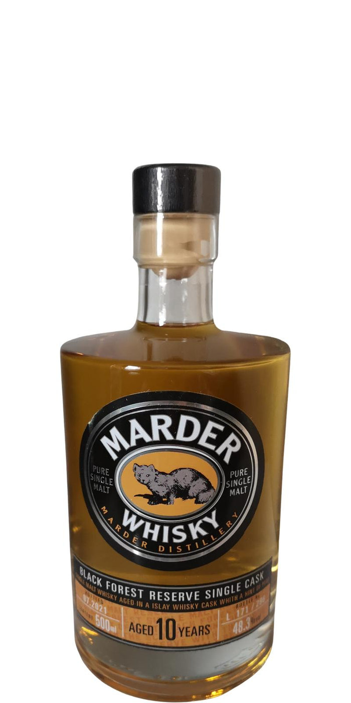 Marder 2011 Single Cask Peated 10 Year Old 2021 Release Single Malt Whisky | 500ML