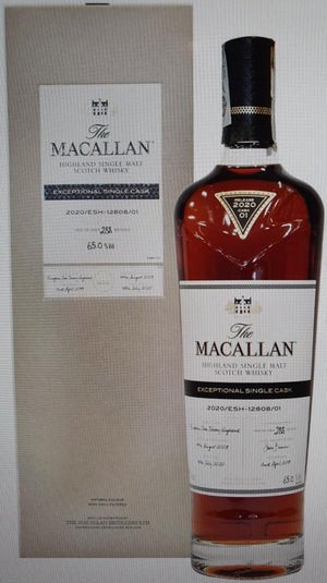 Macallan ESH-12808/01 Exceptional Single Cask 2020 Release (Cask #12808) Single Malt Scotch Whisky | 700ML at CaskCartel.com