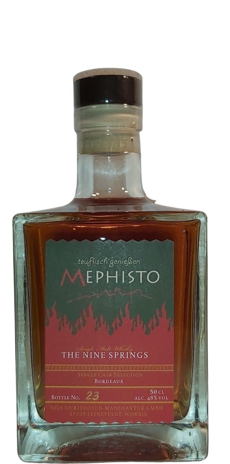 The Nine Springs Mephisto Single Cask Selection  2021 Release Single Malt Whisky | 500ML at CaskCartel.com