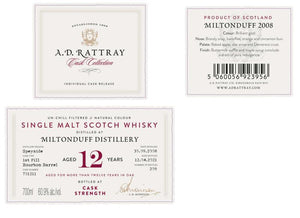 Miltonduff 2008 DR 12 Year Old 2021 Release (Cask #701211) Single Malt Scotch Whisky | 700ML at CaskCartel.com