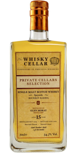 Glen Moray 2005 TWCe Private Cellars Selection 15 Year Old (2021) Release (Cask #6918) Scotch Whisky | 700ML at CaskCartel.com