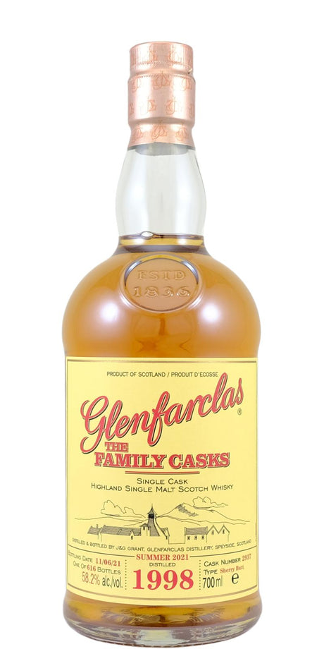 Glenfarclas The Family Casks 1998 (Bottled 2021) Scotch Whisky | 700ML at CaskCartel.com