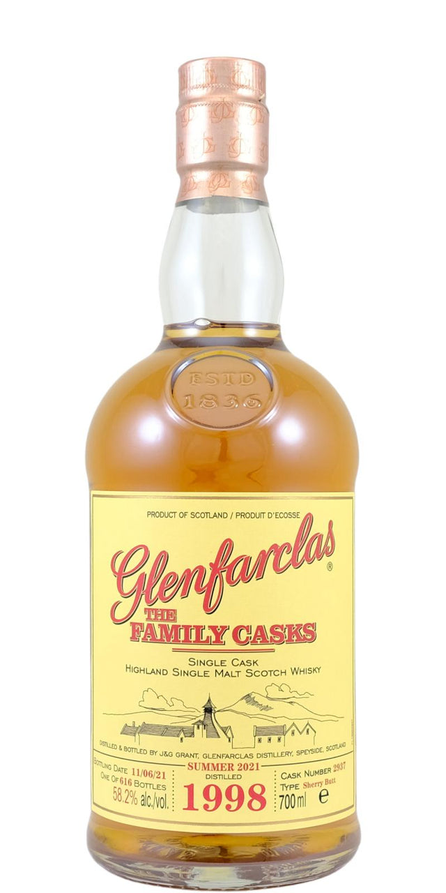 Glenfarclas The Family Casks 1998 (Bottled 2021) Scotch Whisky | 700ML at CaskCartel.com