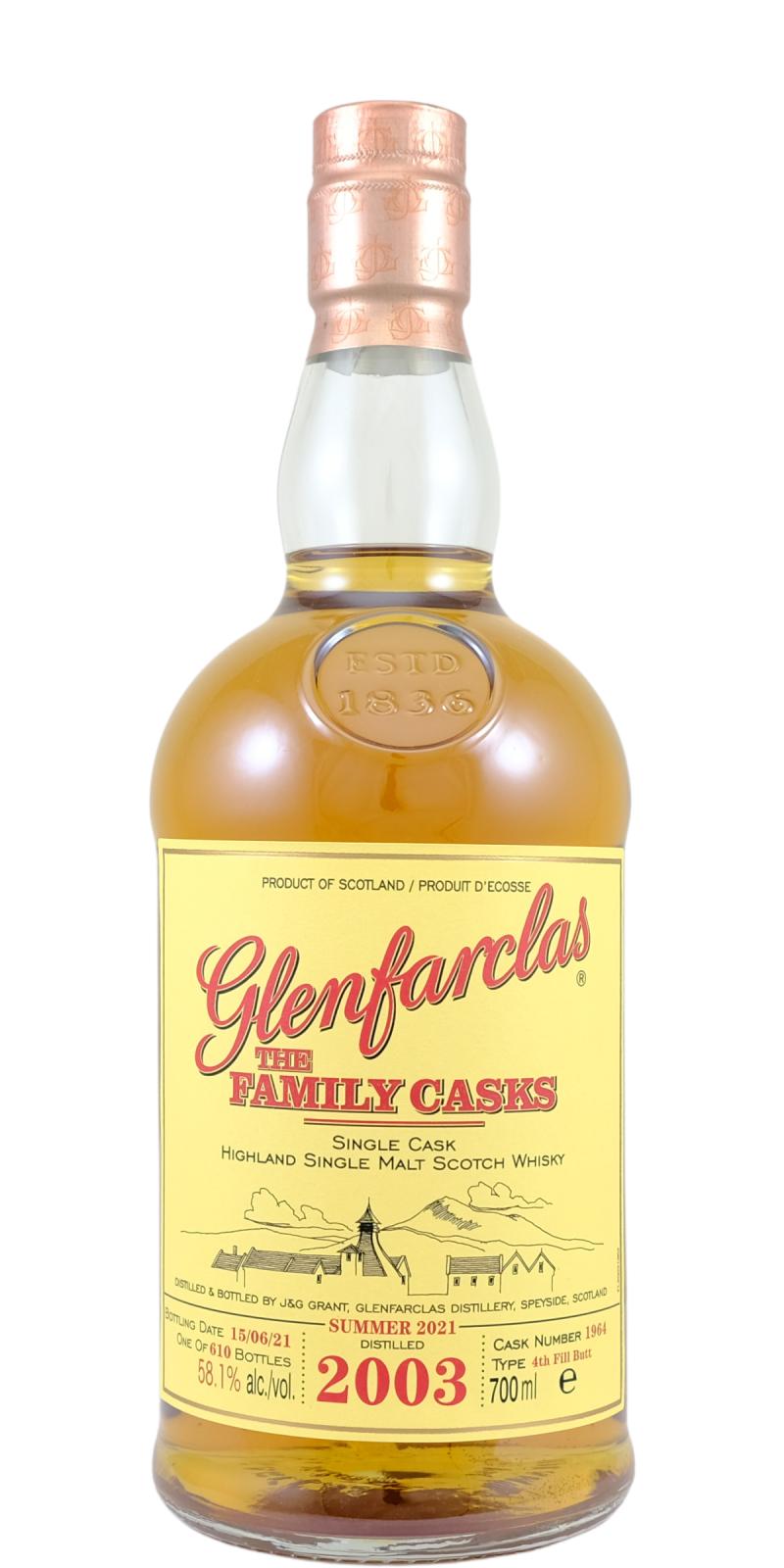 Glenfarclas The Family Casks 2003, Bottled 2021 Scotch Whisky | 700ML at CaskCartel.com