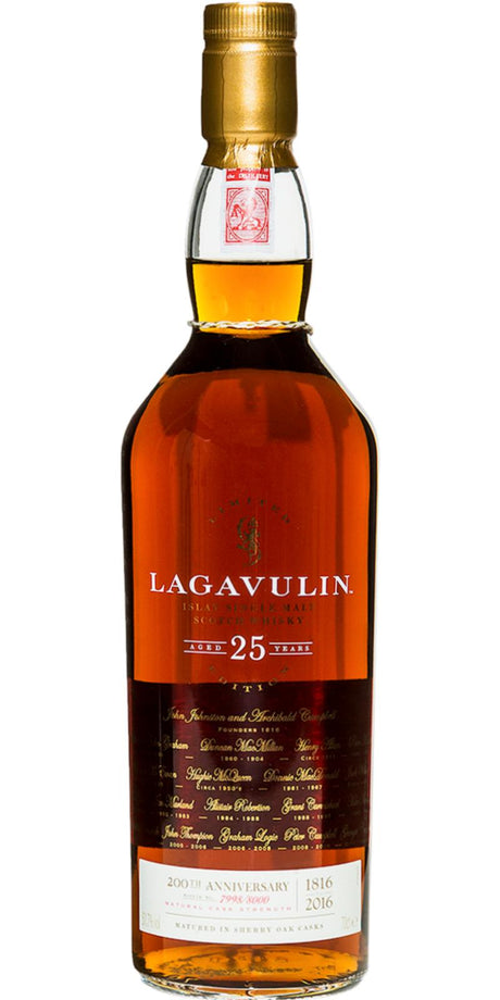 Lagavulin 25 Year Old (Bottled 2016) 103.4 Proof  200th Anniversary Scotch Whisky | 700ML at CaskCartel.com
