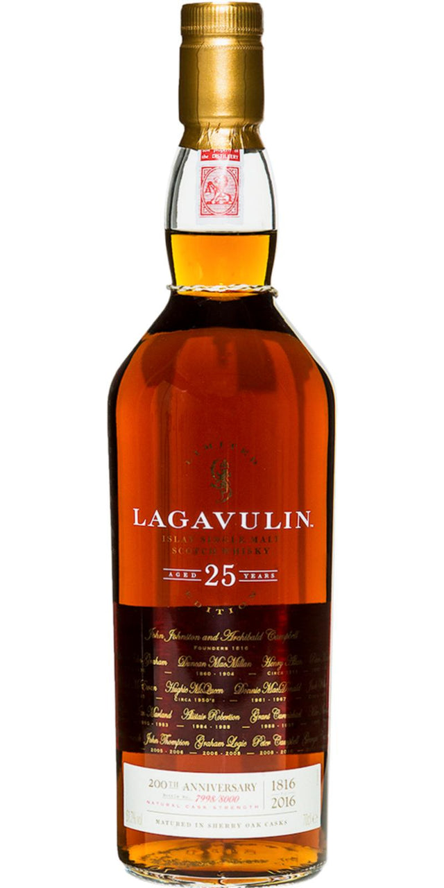 Lagavulin 25 Year Old (Bottled 2016) 103.4 Proof  200th Anniversary Scotch Whisky | 700ML at CaskCartel.com