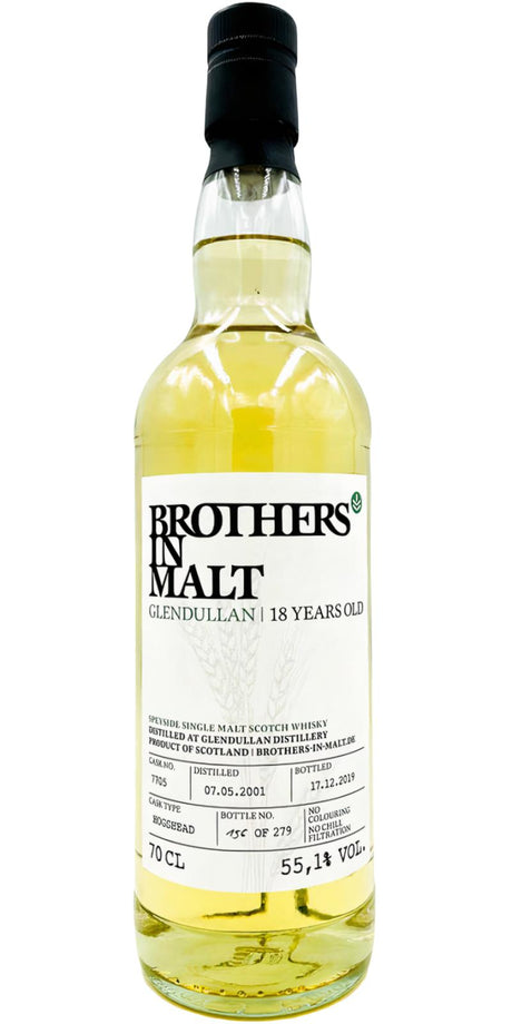 Glendullan 2001 BiM (Cask #7705) 18 Year Old 2019 Release Single Malt Scotch Whisky | 700ML at CaskCartel.com
