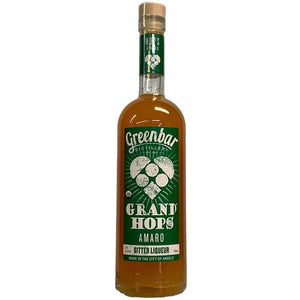 Greenbar Distillery Grand Hops Amaro Organic Bitter Liqueur - CaskCartel.com