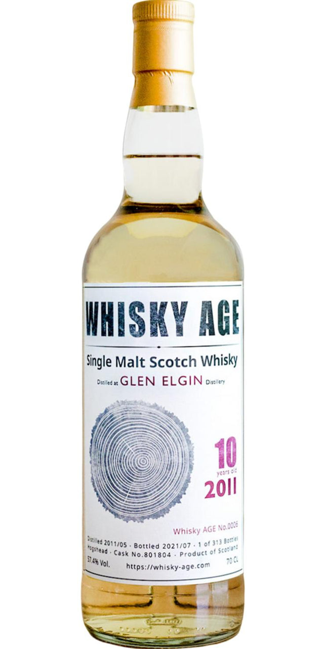 Glen Elgin 2011 WAGE No. 0006 10 Year Old (2021) Release (Cask #801804) Scotch Whisky | 700ML at CaskCartel.com