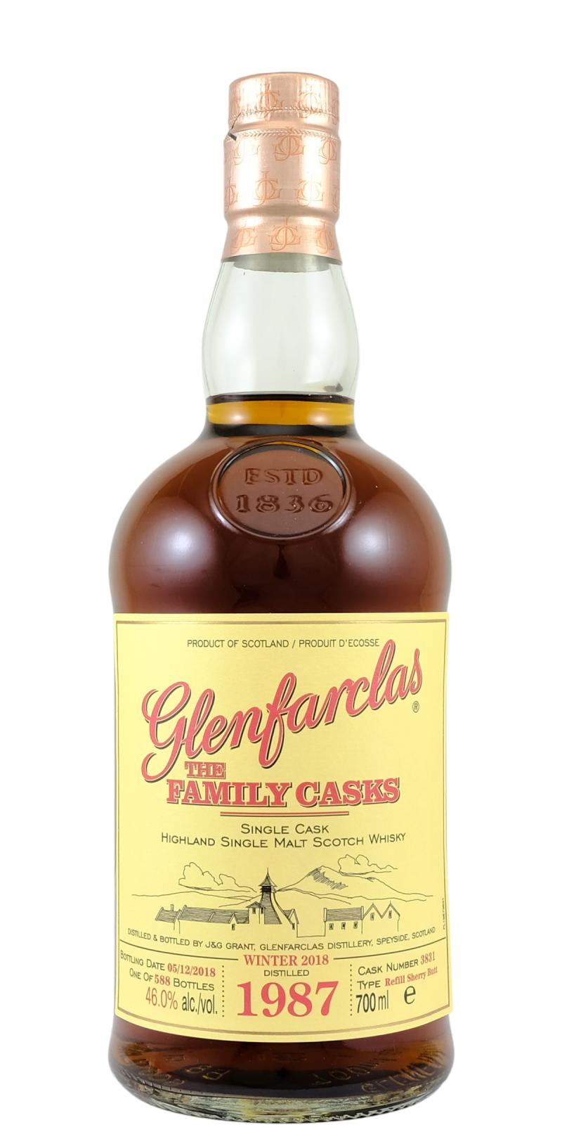 Glenfarclas The Family Casks 1987 (Bottled 2018) Scotch Whisky | 700ML at CaskCartel.com