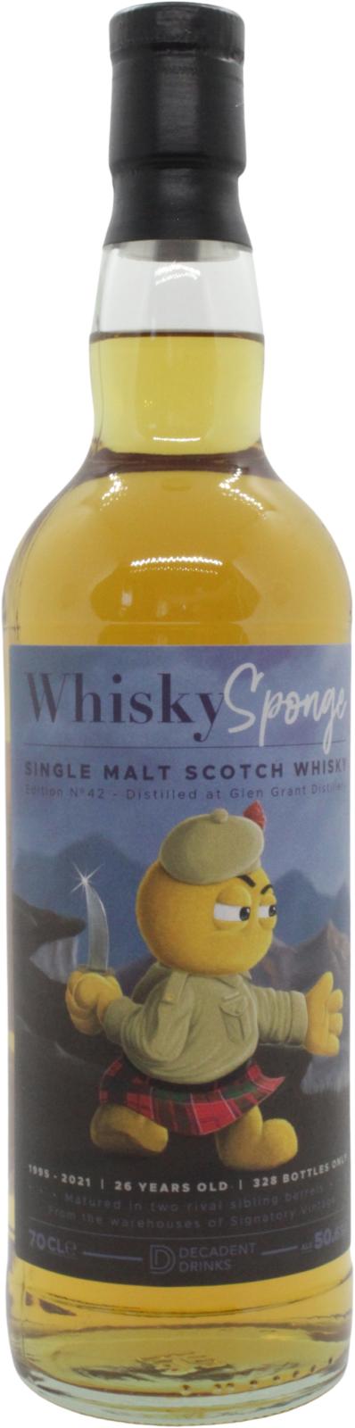 Glen Grant 1995 WSP Edition No. 42 26 Year Old 2021 Release Single Malt Scotch Whisky | 700ML at CaskCartel.com